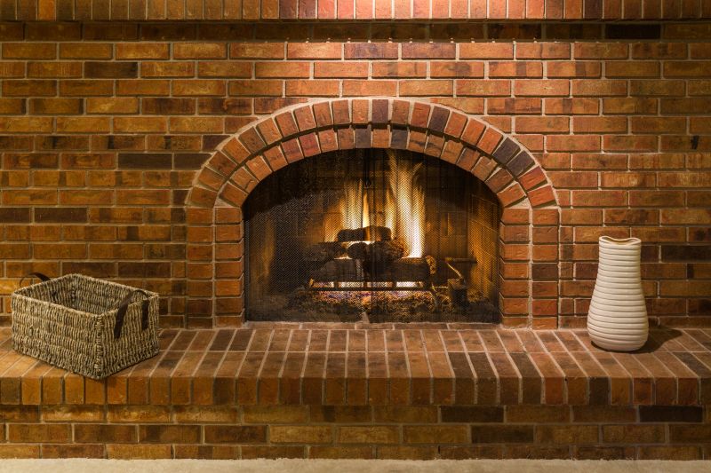 Brick Fireplace Setup