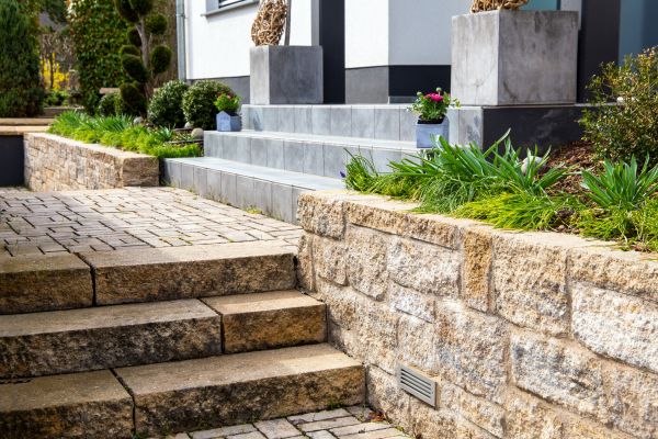 Stone Step Replacement in Harrisburg