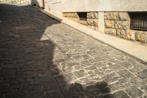 Stone Sidewalk Repair in Harrisburg