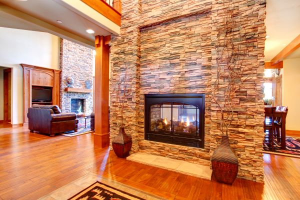 Stone Hearth Installation in Harrisburg